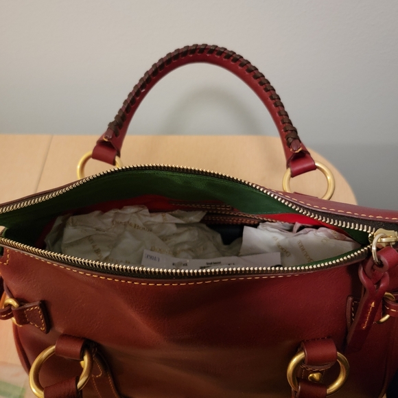 **SOLD**Dooney and Bourke Bordeaux satchel - Picture 8 of 8